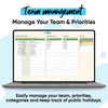 Load image into Gallery viewer, Excel Gantt Chart Sheet: Streamline Project Planning &amp; Tracking