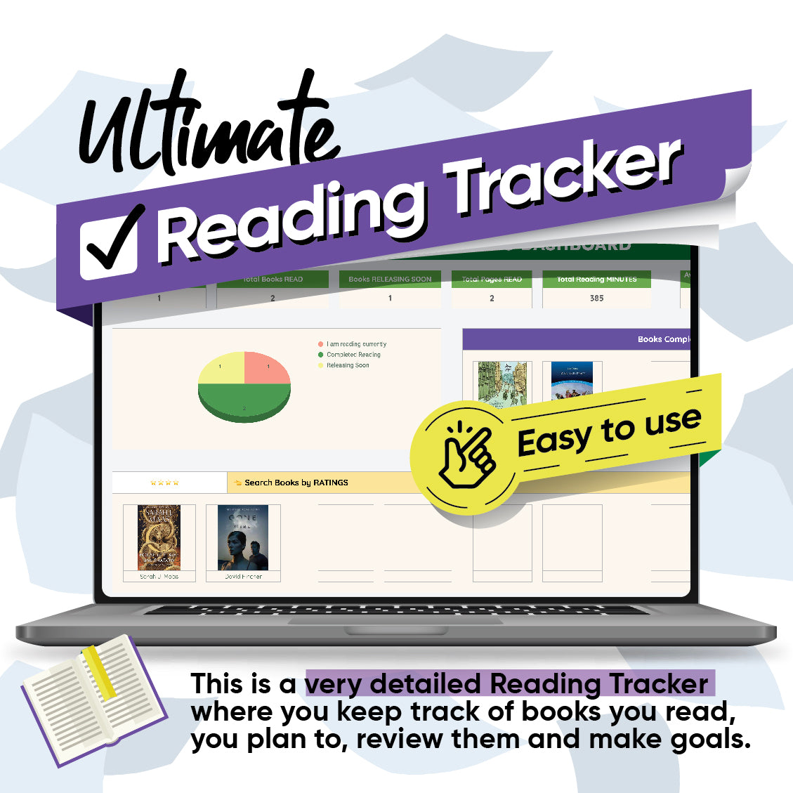 Ultimate Digital Reading Tracker: Organize, Plan, and Review Your Books