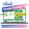 Ultimate Weight Loss & Fitness Tracker Spreadsheet - Lifetime Access & Instant Download