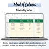 Ultimate Weight Loss & Fitness Tracker Spreadsheet - Lifetime Access & Instant Download