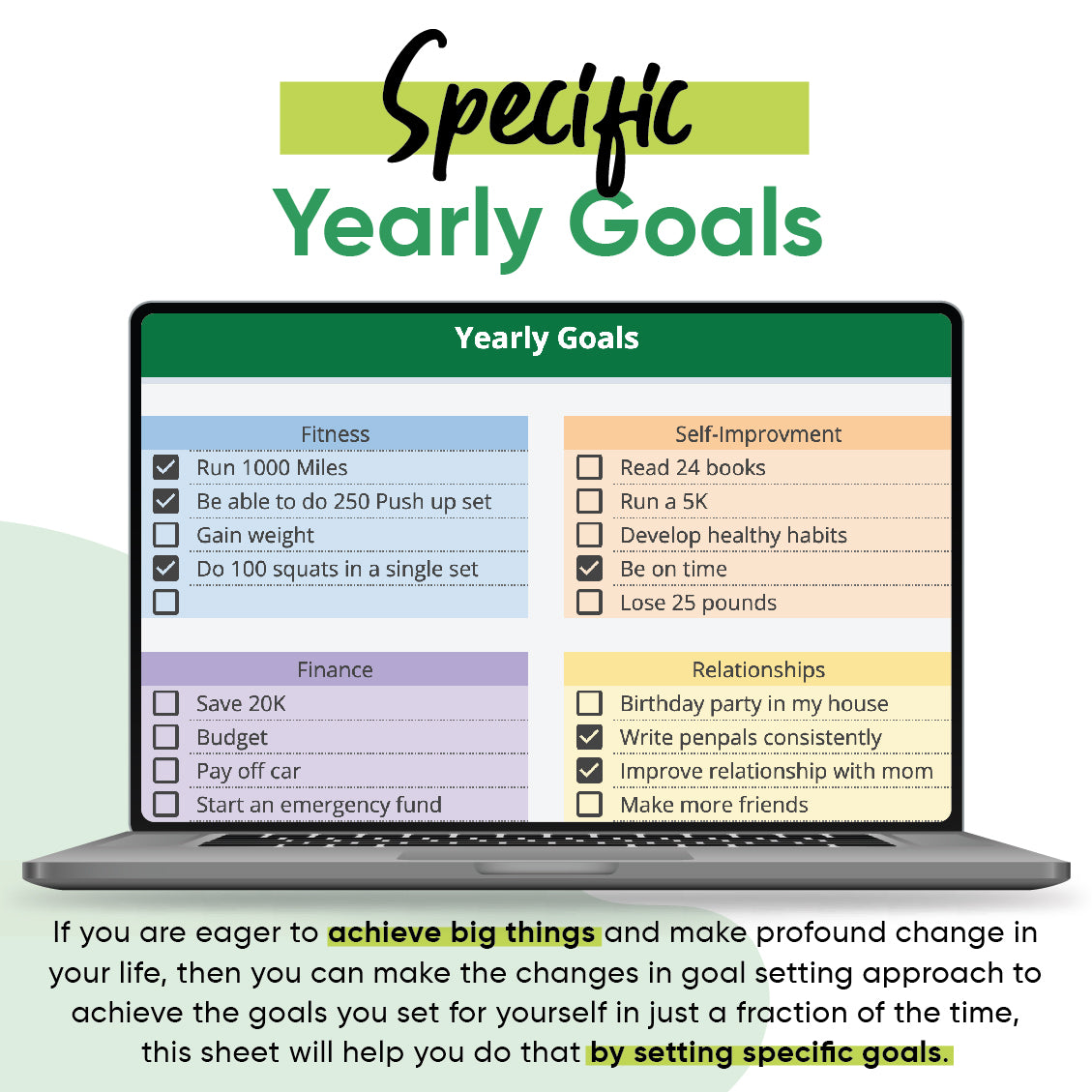 Ultimate Habit Tracker Spreadsheet Premium Quality Tracker EmilyExcels