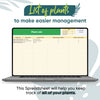 Ultimate Plant Care & health Tracker Spreadsheet