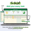 Ultimate To-Do List & Schedule Helper Sheet - For All Day Tasks